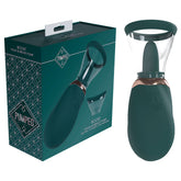 Shots Toys PUMPED Boost Auto USB Rechargeable Vulva & Brest Pump Green Pussy And Clit Toys
